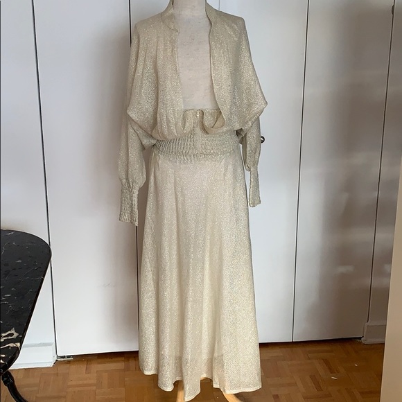 Serge & Réal vintage sweater / skirt set - Picture 1 of 9